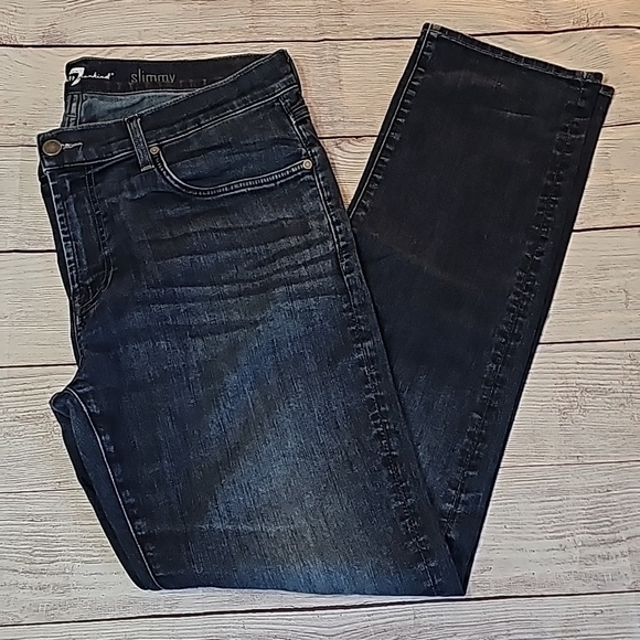 7 For All Mankind Denim - 7 for all mankind sz 36 slimmy jeans